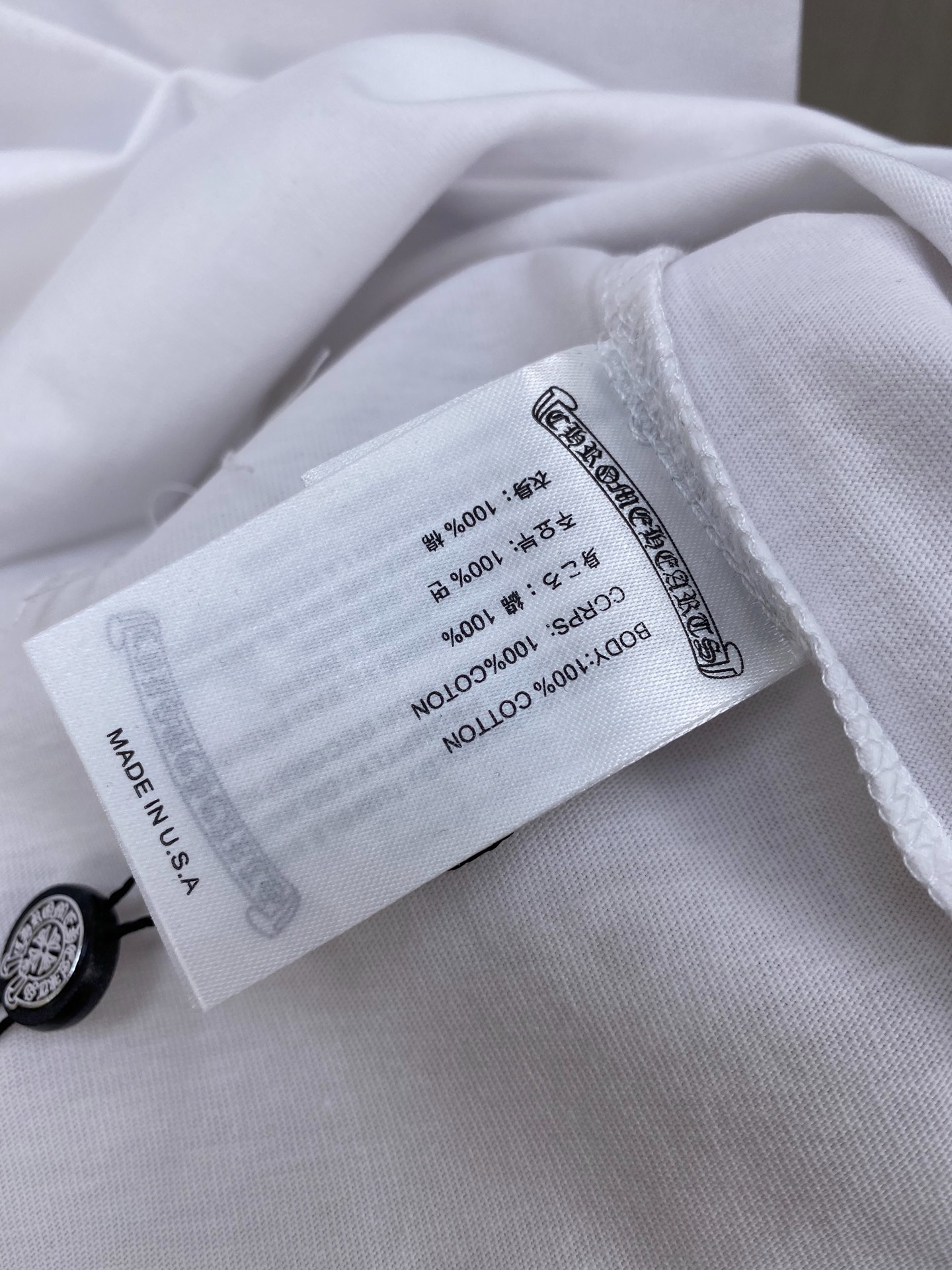 クロムハーツ「Chrome Hearts」シャドウクロス プリントTシャツ