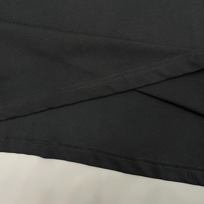 クロムハーツ「Chrome Hearts」スパンコールサンスクリット スウェードパッチTシャツ