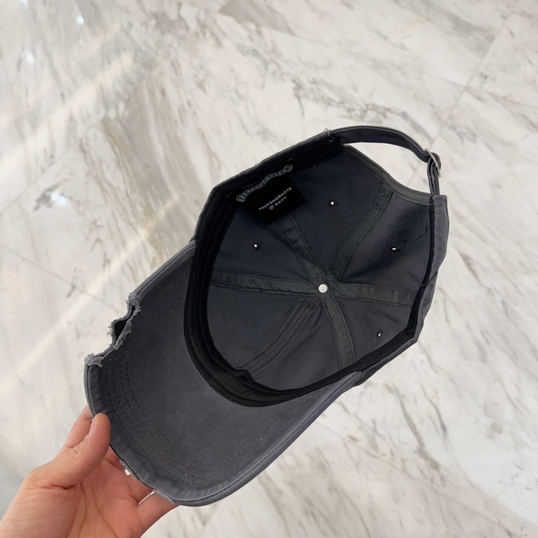 クロムハーツ「Chrome Hearts」ディストレスド キャップ