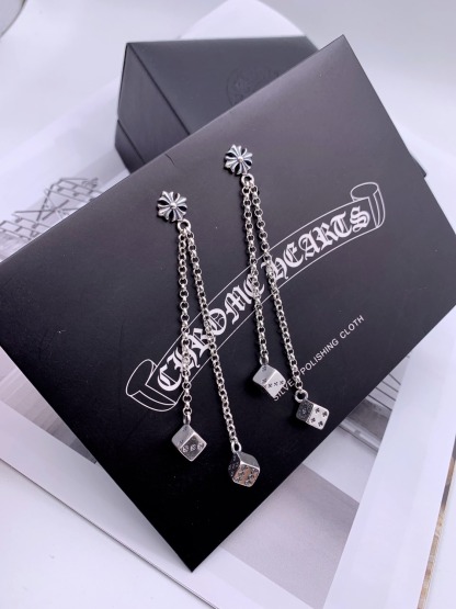 クロムハーツ「Chrome Hearts」ダイスロングピアス S925 ピアス