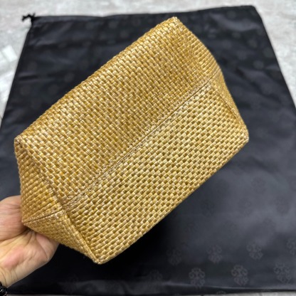 クロムハーツ「Chrome Hearts」クロスエンブロイダリー ラフィアバッグ