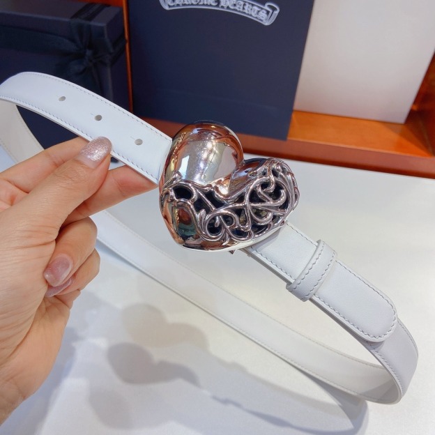 クロムハーツ「Chrome Hearts」ツリーオイルレザー デタッチャブルベルト 2.5cm