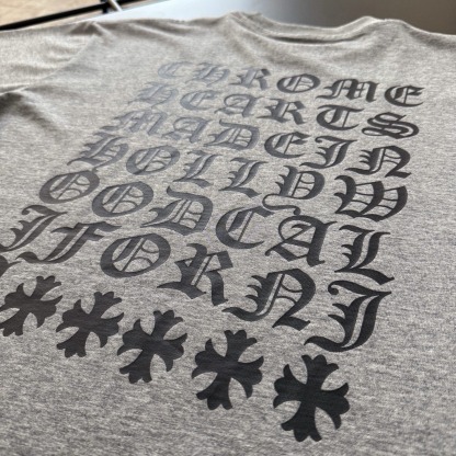 クロムハーツ「Chrome Hearts」プレミアムダブルガーゼTシャツ