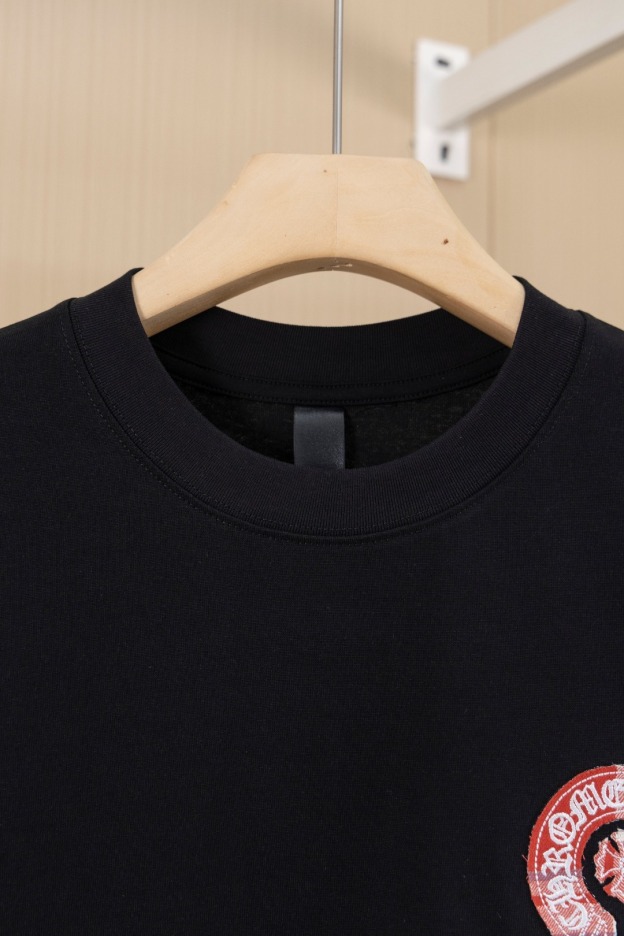 クロムハーツ「Chrome Hearts」サンスクリットホースシュー パッチワークTシャツ