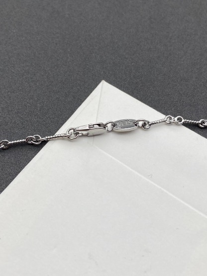 クロムハーツ「Chrome Hearts」ダブルクロスダイヤモンドペンダントネックレス