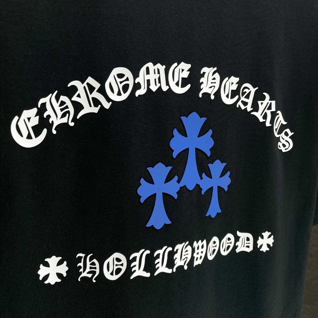 クロムハーツ「Chrome Hearts」クロスチャーム 3DプリントTシャツ