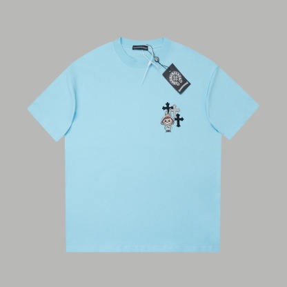 クロムハーツ「Chrome Hearts」タオル地パッチ デジタルプリントTシャツ