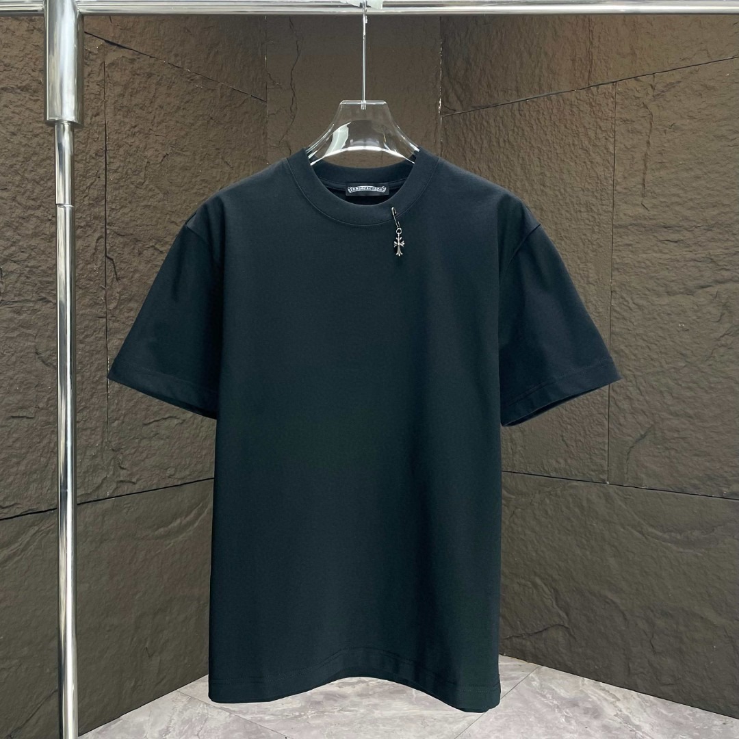 クロムハーツ「Chrome Hearts」クロスチャーム 3DプリントTシャツ