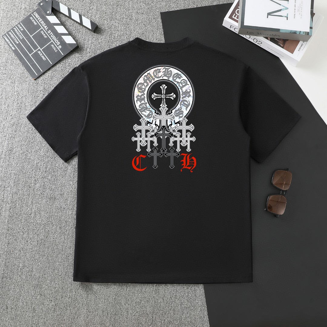 クロムハーツ「Chrome Hearts」エッセンシャル クルーネックTシャツ