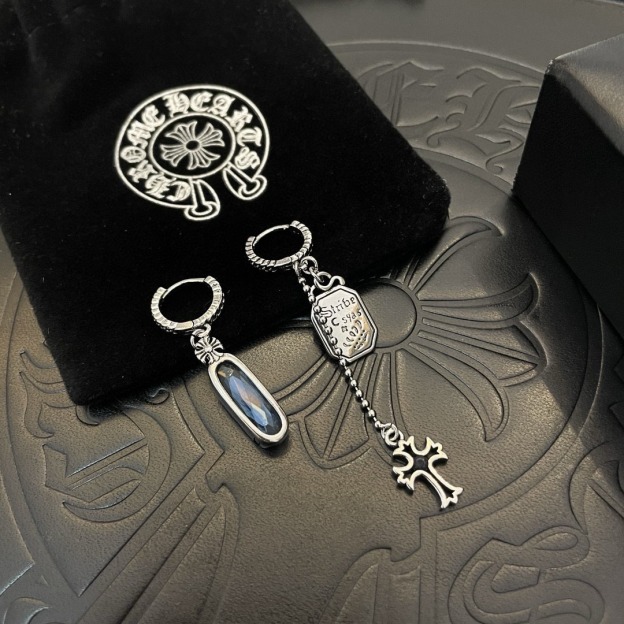クロムハーツ「Chrome Hearts」 クラシックヴィンテージダイヤモンドピアス S925 ユニセックス ピアス