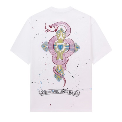 クロムハーツ「Chrome Hearts」スネークイヤーコレクション Tシャツ