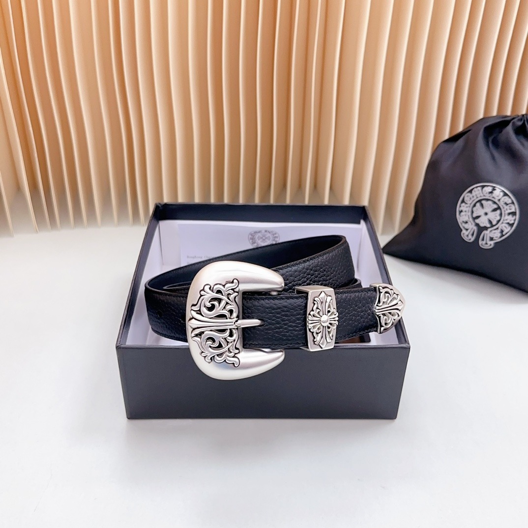 クロムハーツ「Chrome Hearts」ケルトツードラゴン フィックスベルト 3.8cm