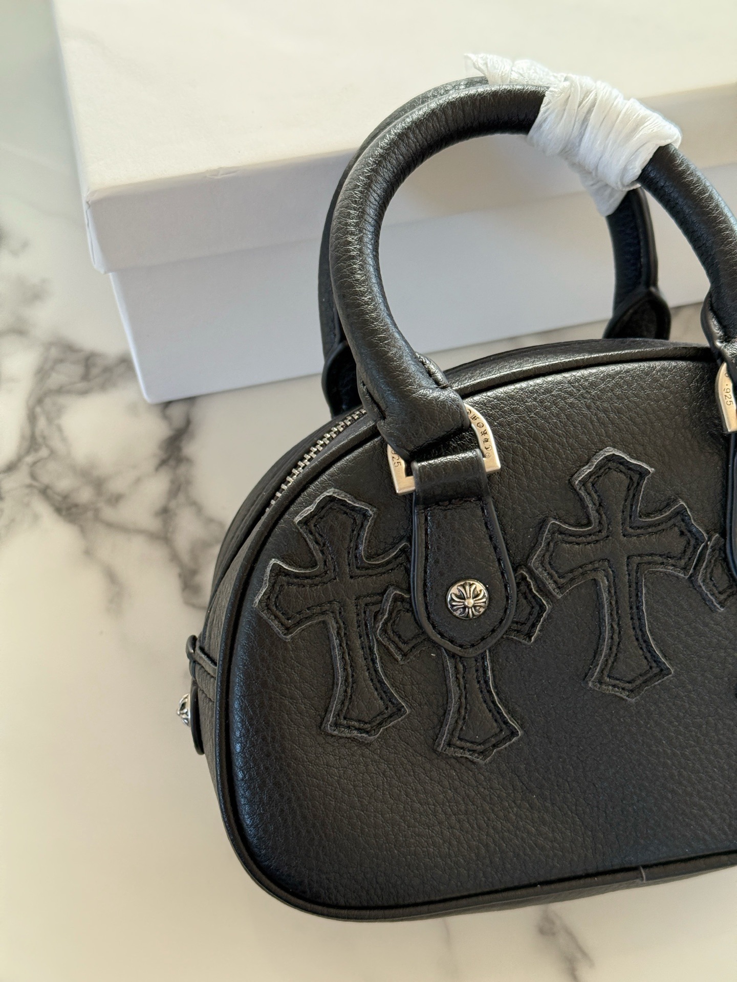 クロムハーツ「Chrome Hearts」クラシック ボウリング ミニバッグ