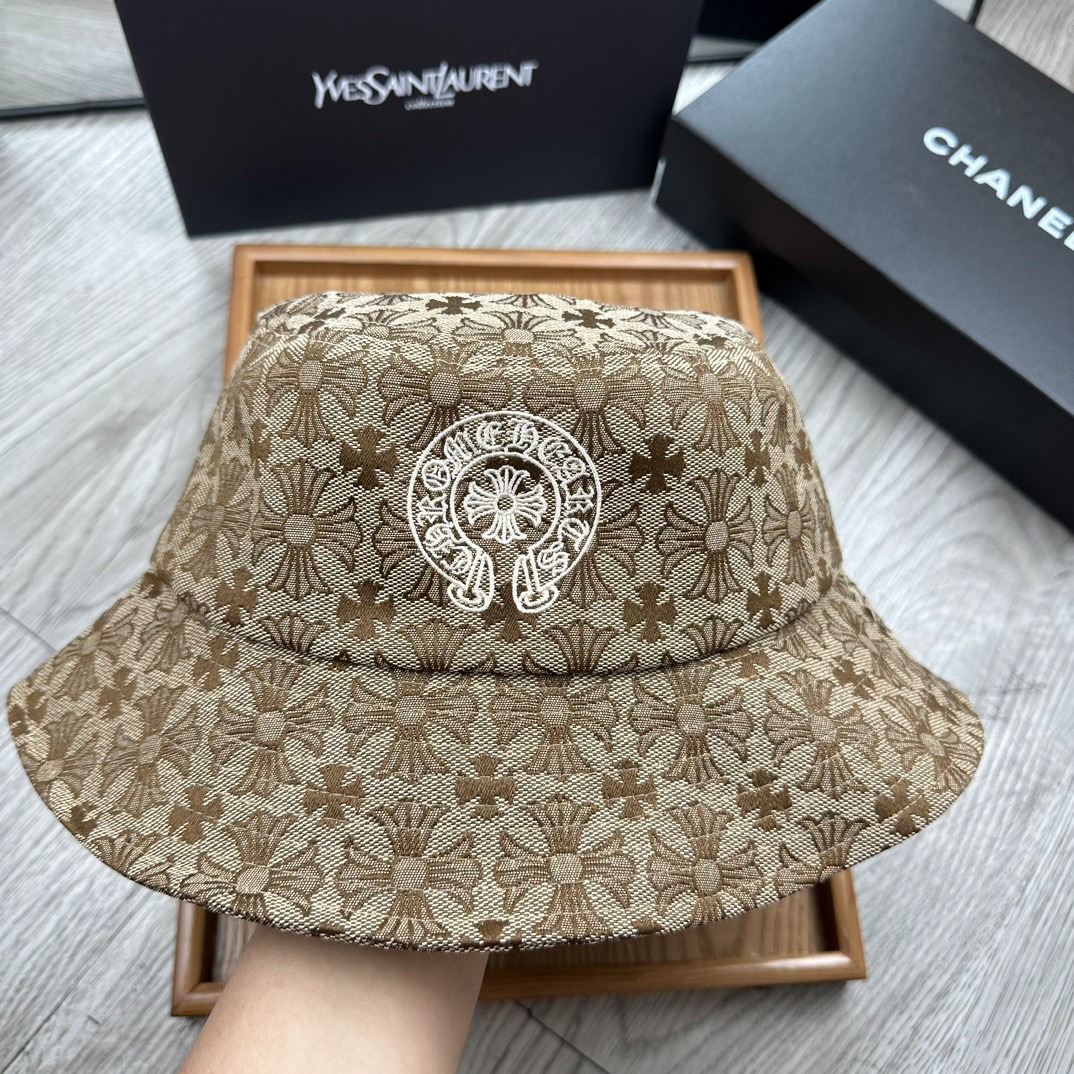 クロムハーツ「Chrome Hearts」ダブルエンブロイダリー バケットハット