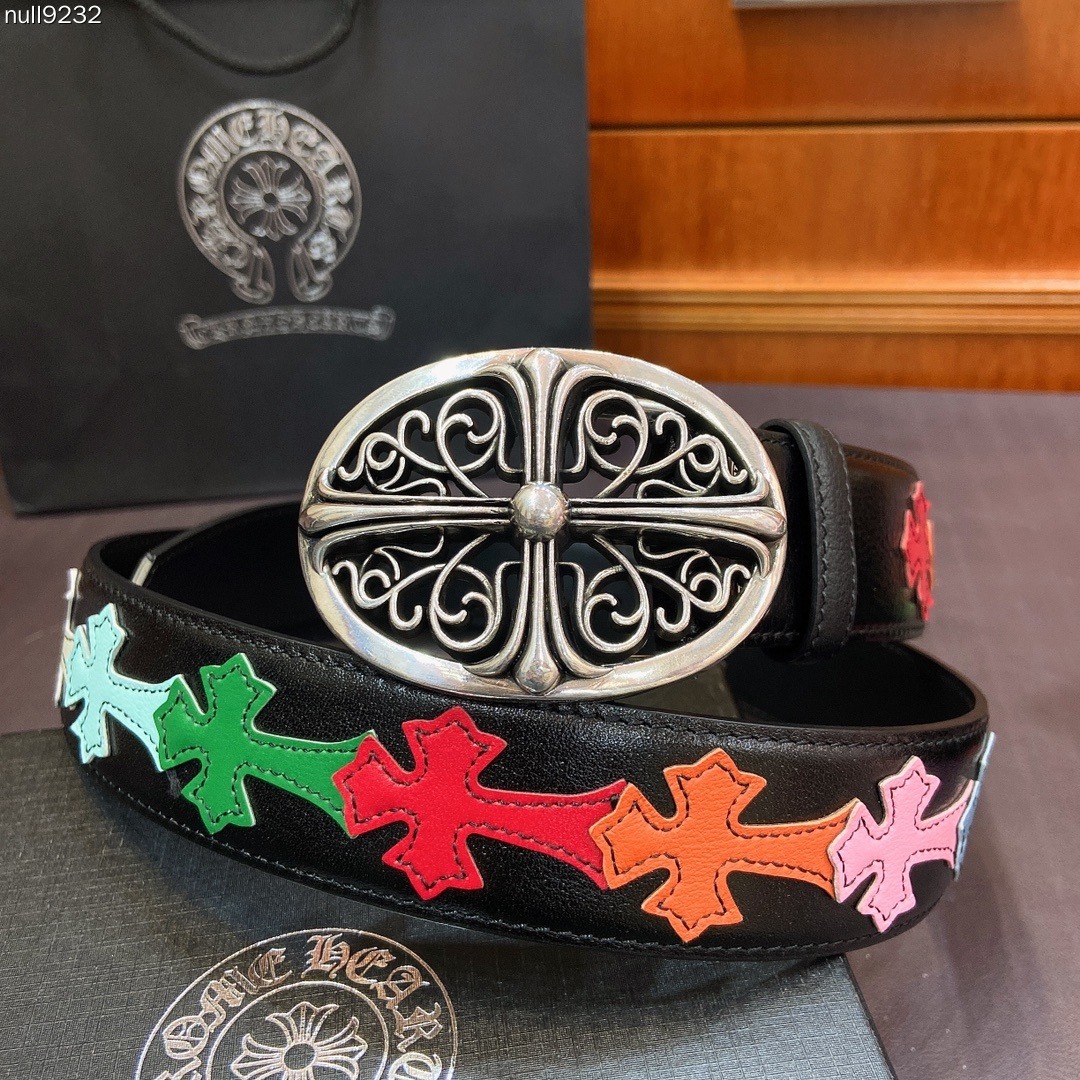 クロムハーツ「Chrome Hearts」デタッチャブル クロスフラワー ベルト