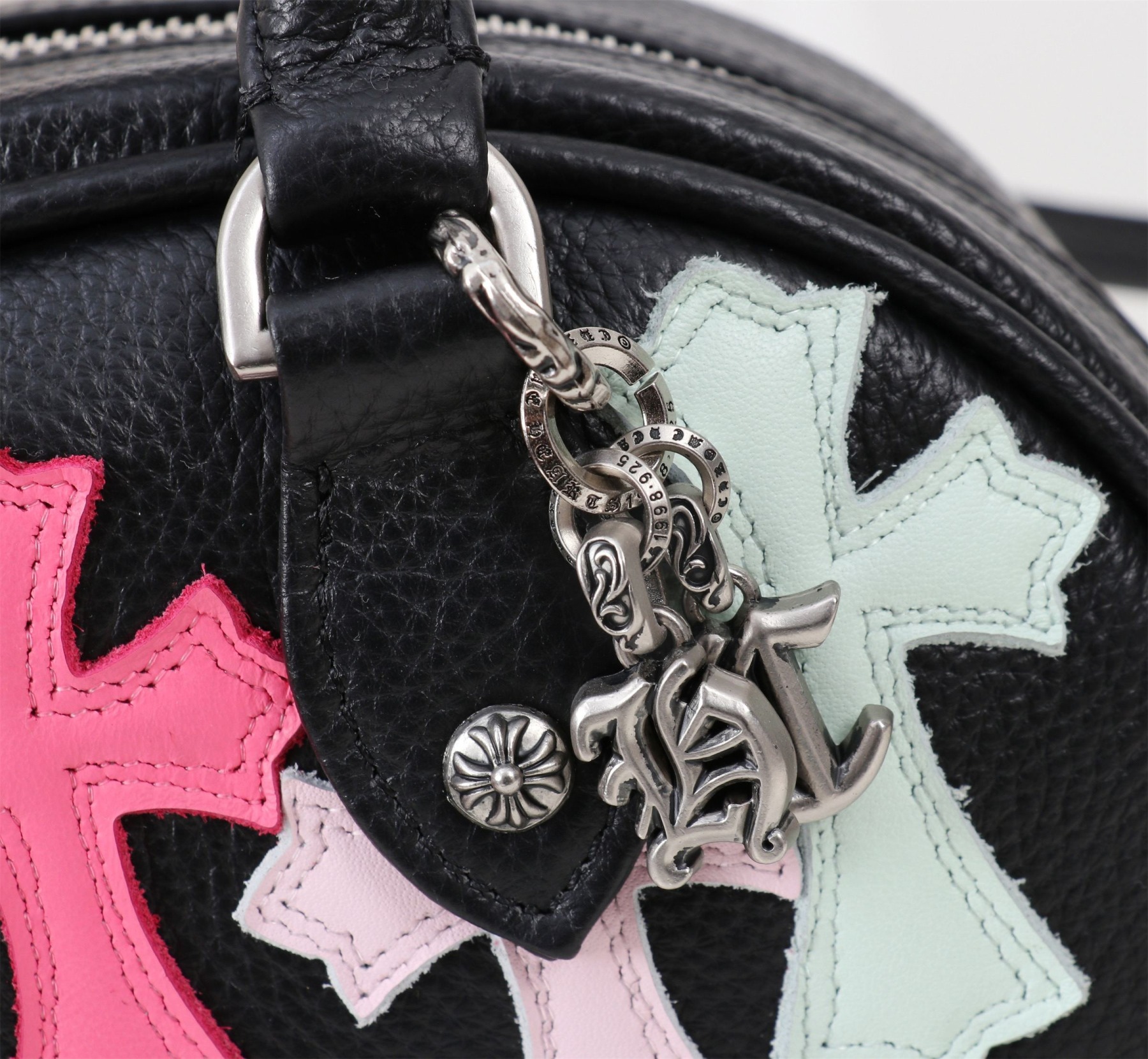 クロムハーツ「Chrome Hearts」クロスロゴ ボウリング ミニバッグ