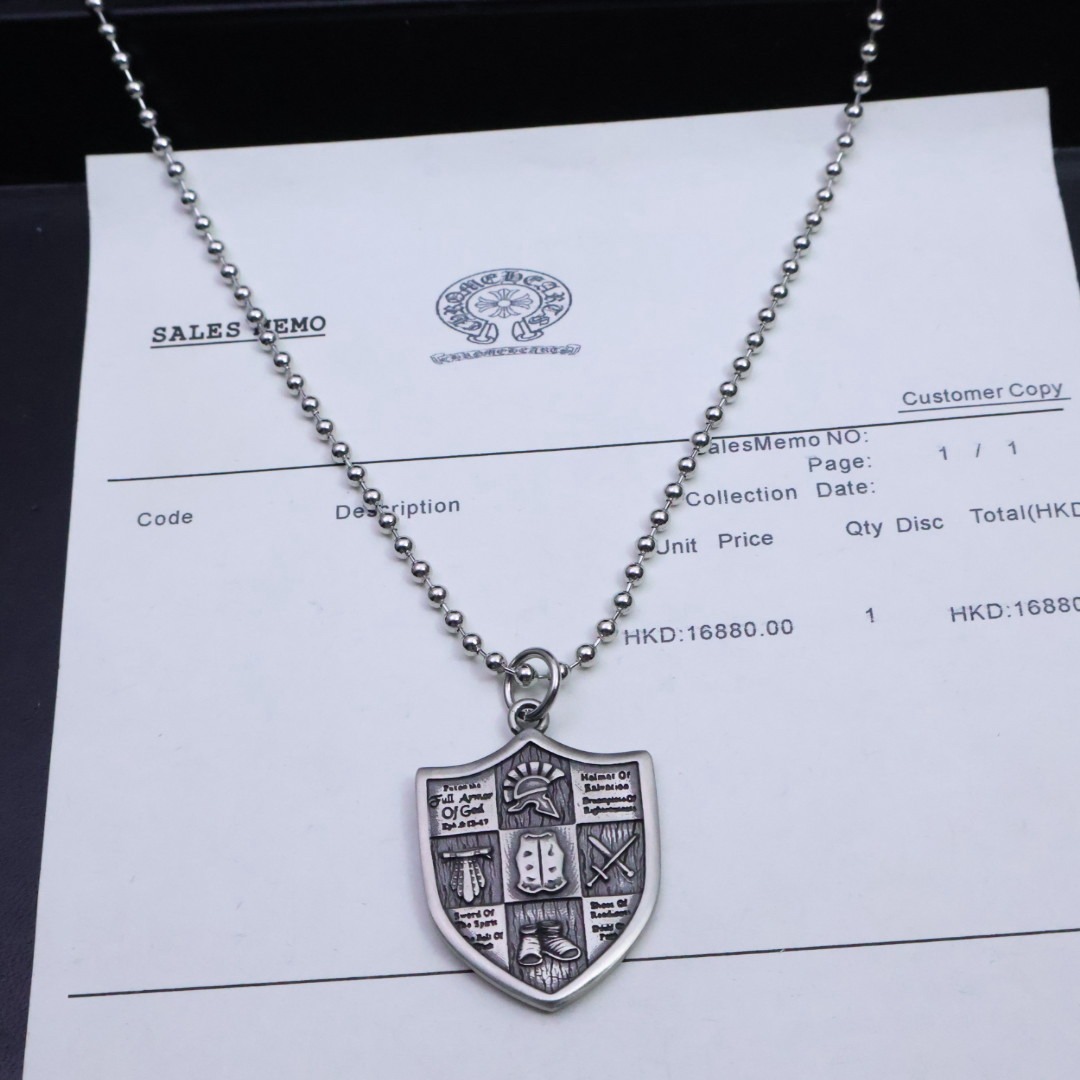 クロムハーツ(𝐂𝐡𝐫𝐨𝐦𝐞 𝐇𝐞𝐚𝐫𝐭)𝐂𝐡𝐫𝐨𝐦𝐞 𝐇𝐞𝐚𝐫𝐭ネックレスですP100