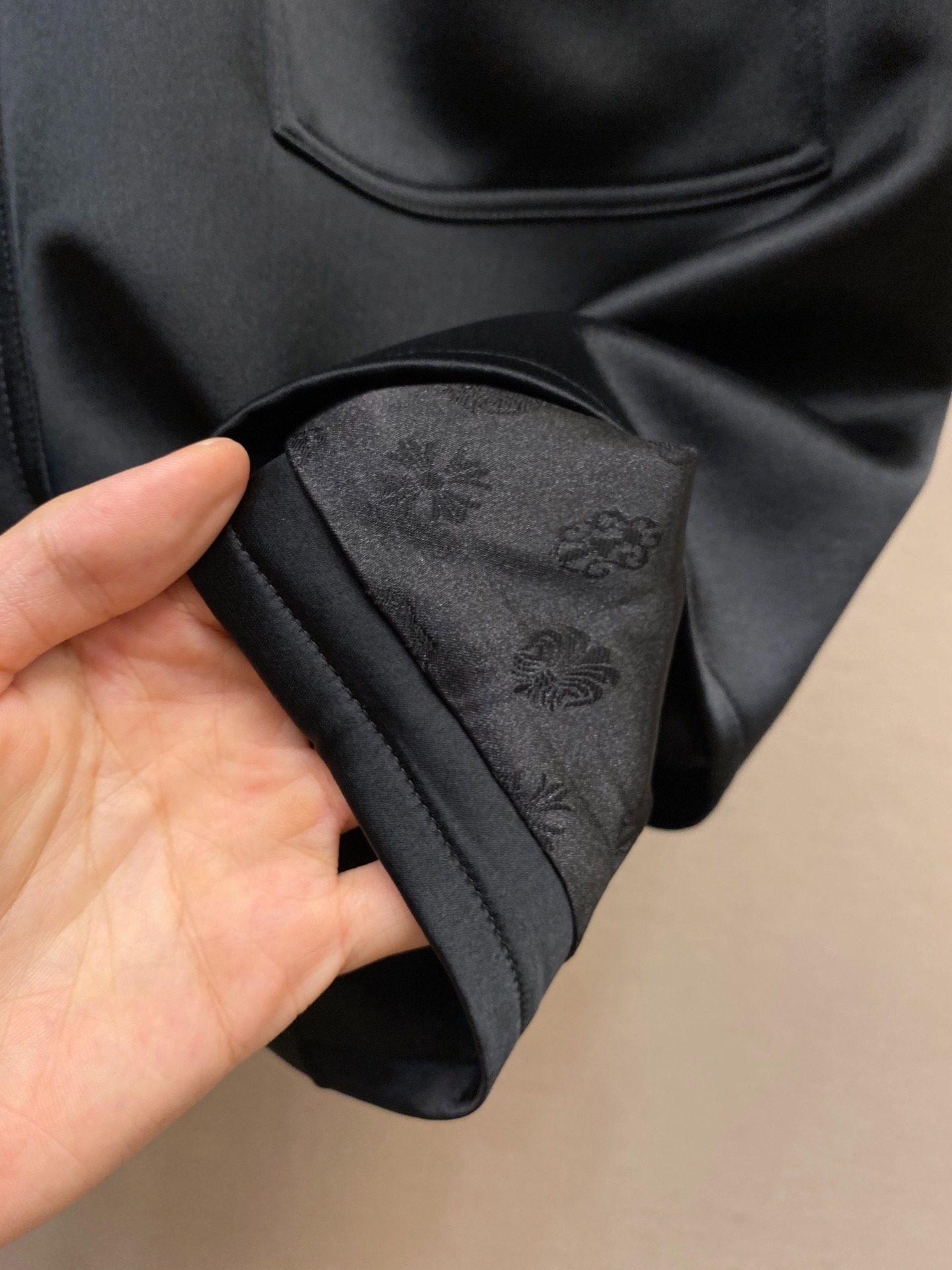 クロムハーツ「Chrome Hearts」アセテート リネン ミックス ショーツ