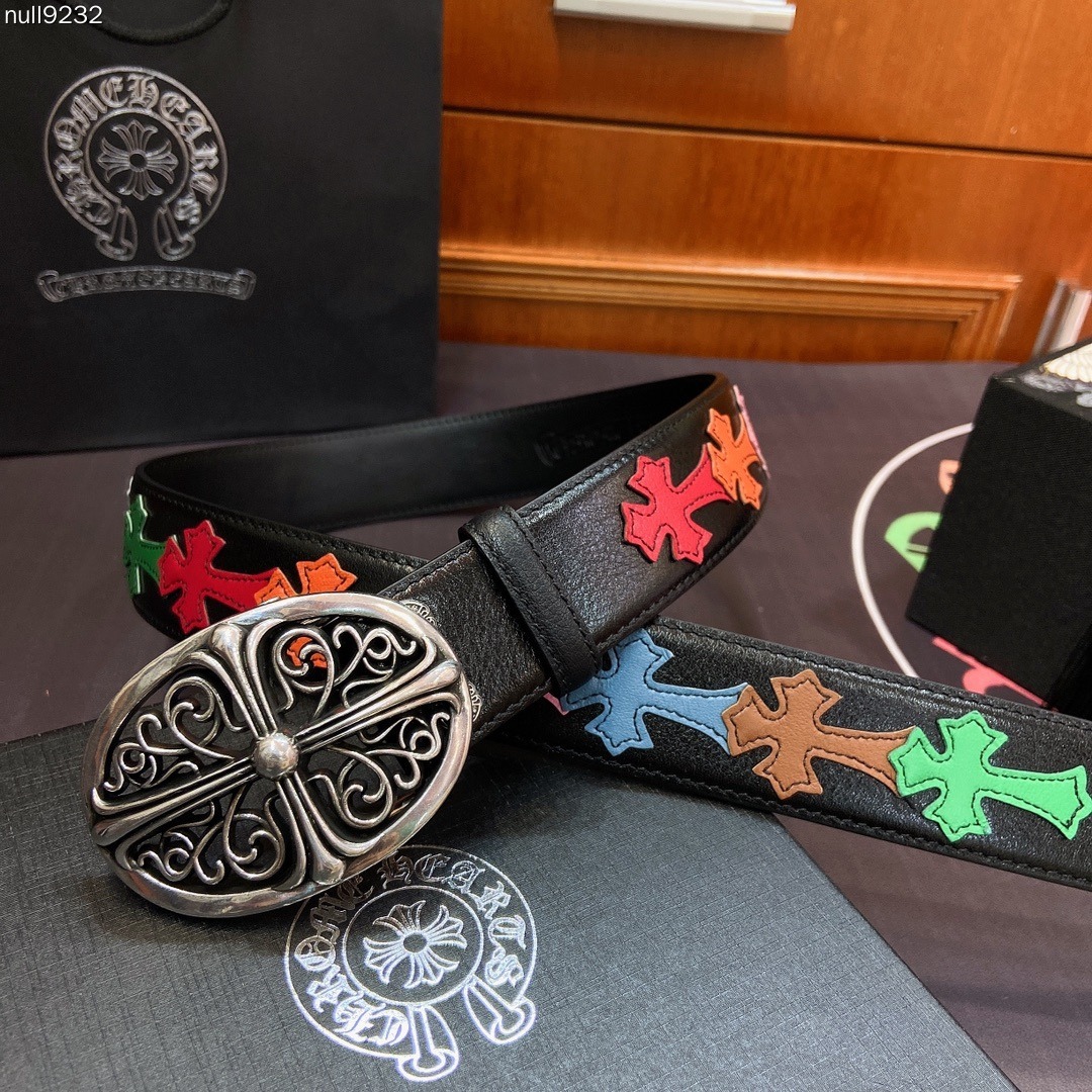 クロムハーツ「Chrome Hearts」デタッチャブル クロスフラワー ベルト