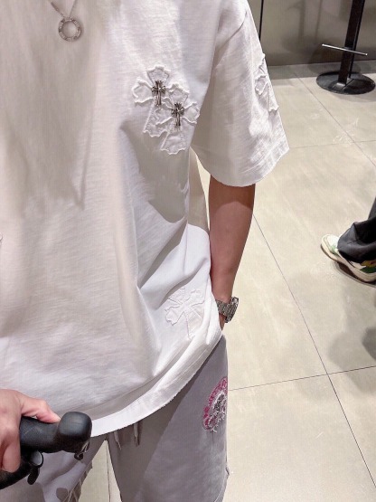 クロムハーツ「Chrome Hearts」3DパッチワークTシャツコレクション ユニセックスTシャツ