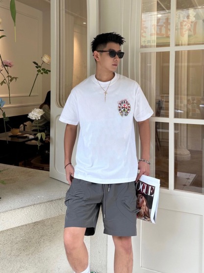 クロムハーツ「Chrome Hearts」デジタルプリントTシャツ