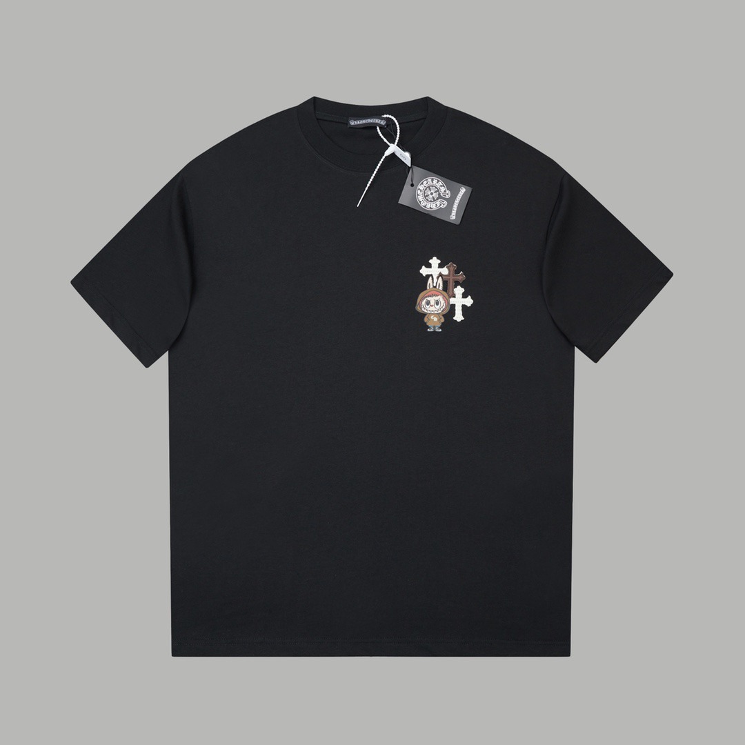 クロムハーツ「Chrome Hearts」タオル地パッチ デジタルプリントTシャツ