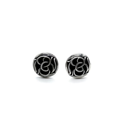 クロムハーツ「Chrome Hearts」クロムハーツ ローズフラワーピアス S925 ピアス