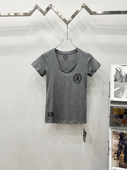 クロムハーツ「Chrome Hearts」ボタニカルVネックTシャツ