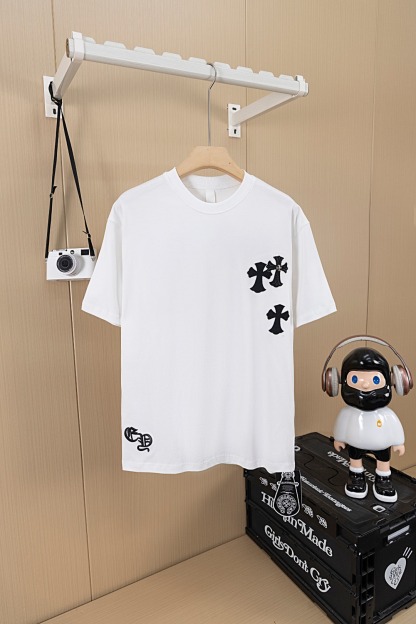 クロムハーツ「Chrome Hearts」サンスクリットホースシュー パッチワークTシャツ