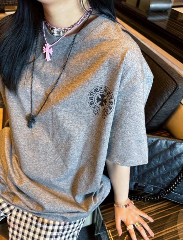 クロムハーツ「Chrome Hearts」プレミアムダブルガーゼTシャツ