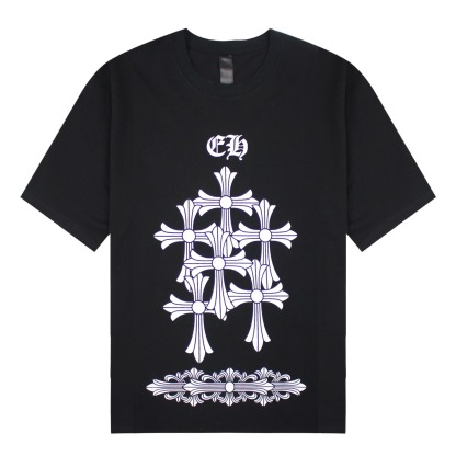 クロムハーツ「Chrome Hearts」クロスプリントTシャツ