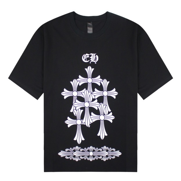 クロムハーツ「Chrome Hearts」クロスプリントTシャツ