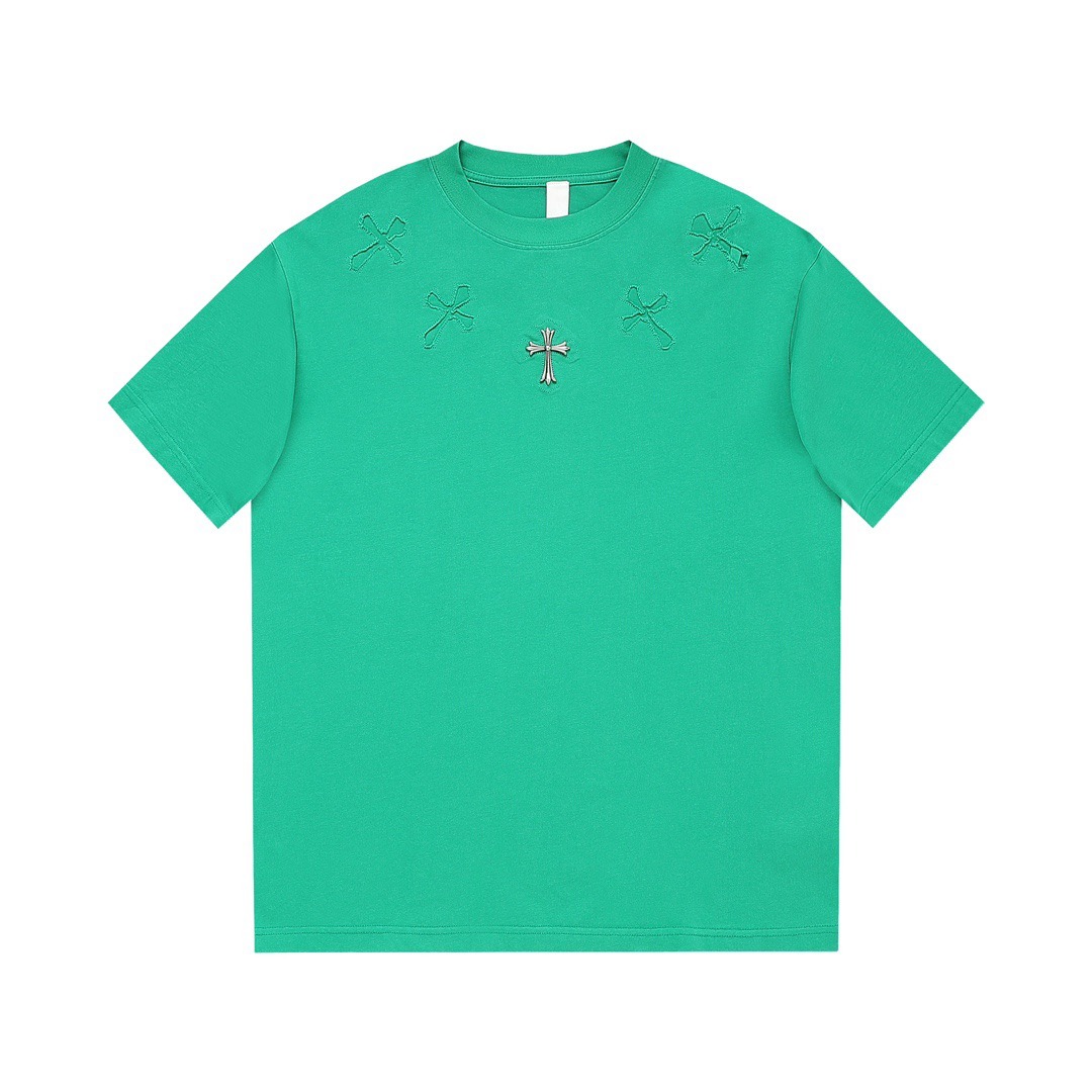 クロムハーツ「Chrome Hearts」プレミアム ウォッシュドTシャツ