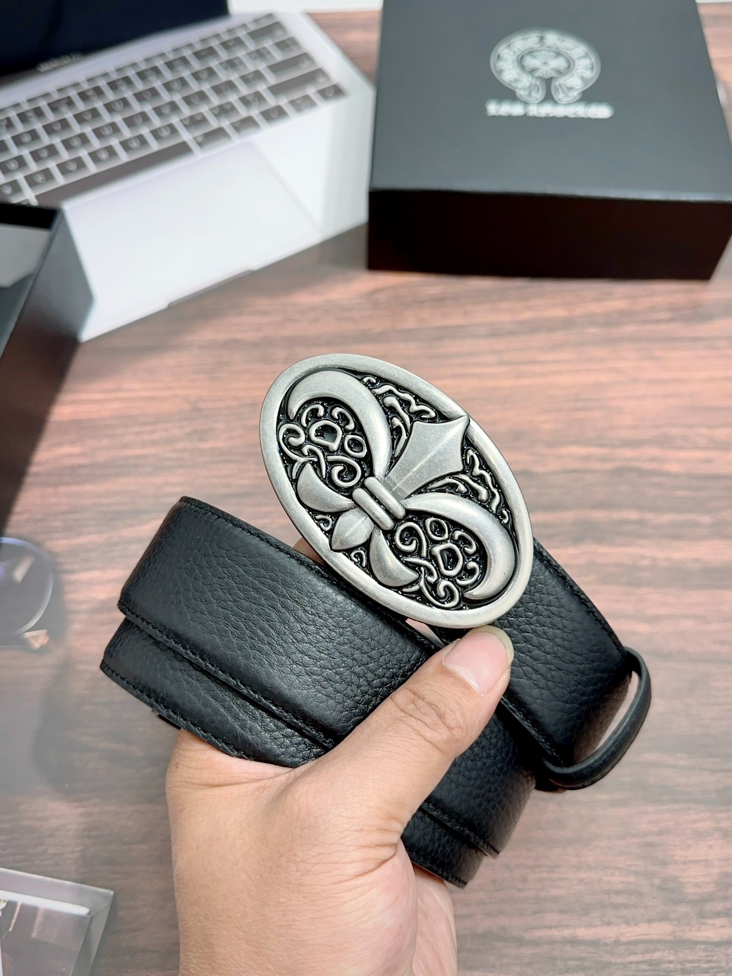 クロムハーツ「Chrome Hearts」スムースレザー ベルト