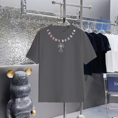 クロムハーツ「Chrome Hearts」プリントクルーネックTシャツ