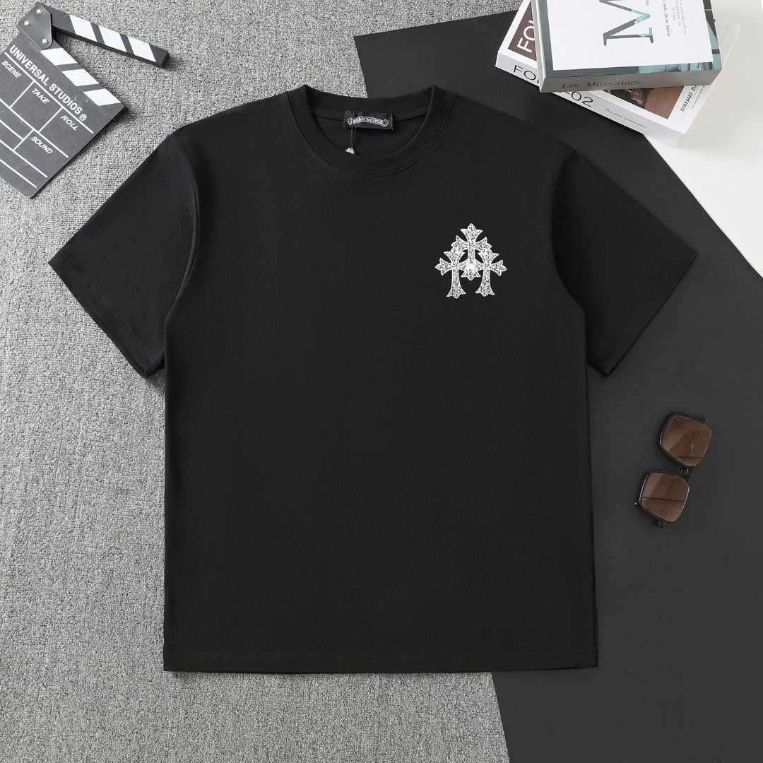 クロムハーツ「Chrome Hearts」ミニマルロゴTシャツ