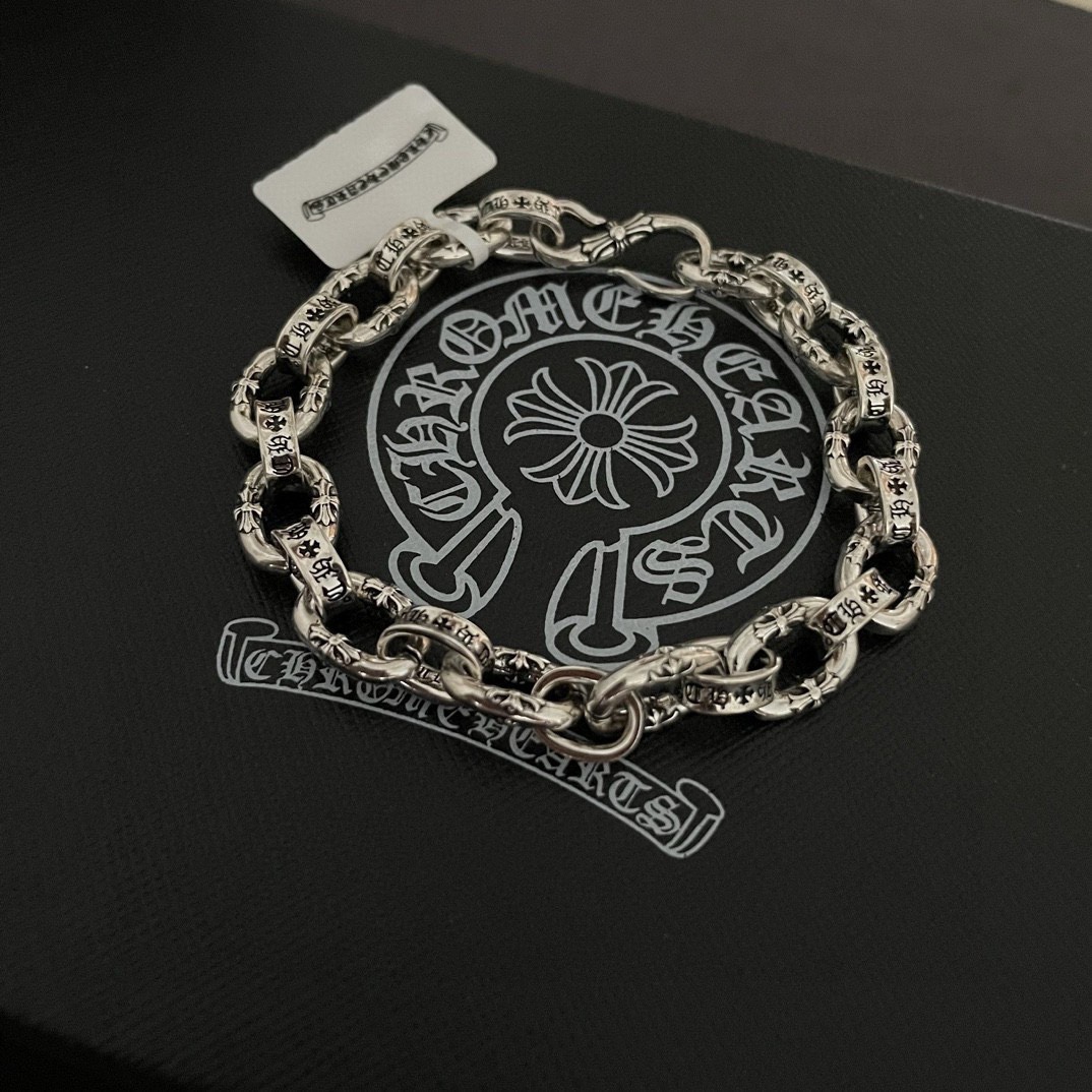 クロムハーツ (Chrome Hearts)クロム ハーツ フラワー ヴァイン アンティーク ブレスレット