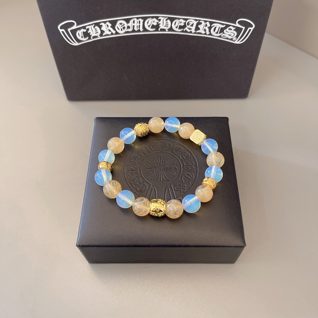 クロムハーツ (Chrome Hearts)クロム ハーツ スカル アンティーク ブレスレット