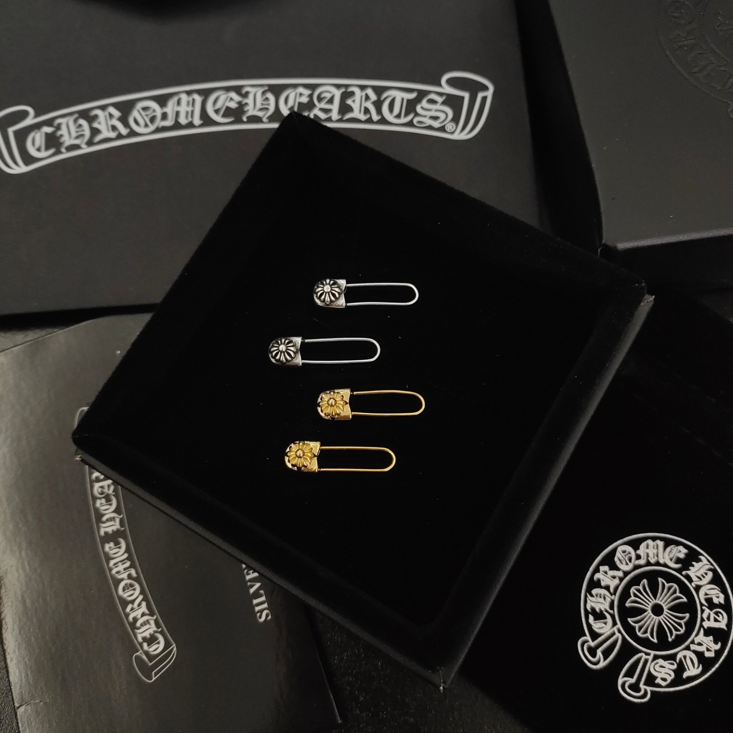 クロムハーツ「Chrome Hearts」クロムハーツ マルチピンイヤリング S925 マルチジュエリー