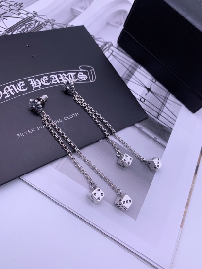 クロムハーツ「Chrome Hearts」ダイスロングピアス S925 ピアス