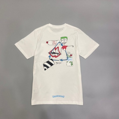 クロムハーツ「Chrome Hearts」キャラクター ジェルプリントTシャツ