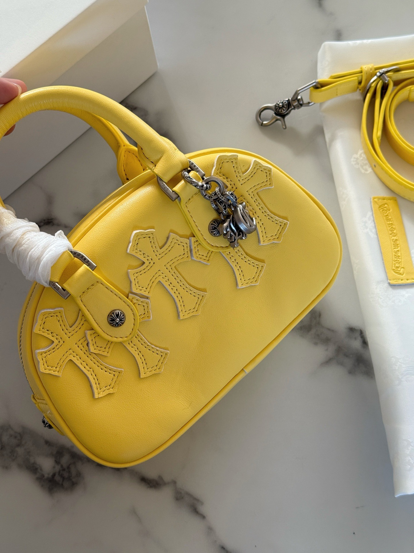 クロムハーツ「Chrome Hearts」クラシック ボウリング ミニバッグ