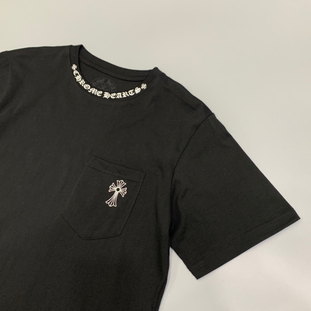 クロムハーツ「Chrome Hearts」プレミアム クルーネックTシャツ
