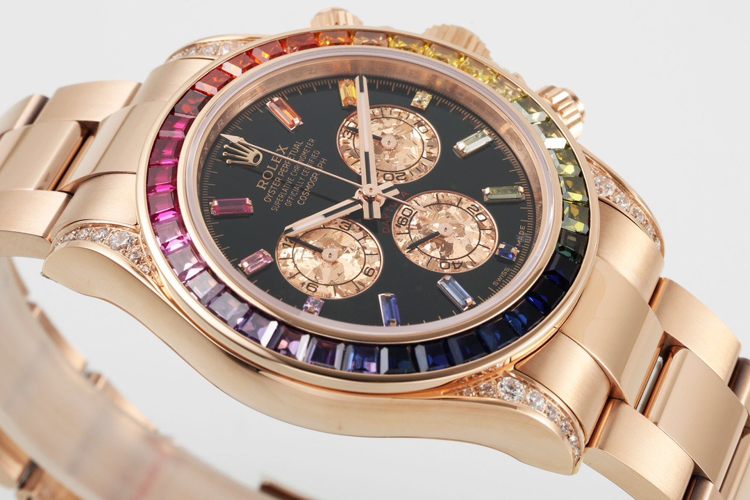 ロレックス「Rolex」コスモグラフ デイトナ レインボー メカニカル ウォッチ 40MM