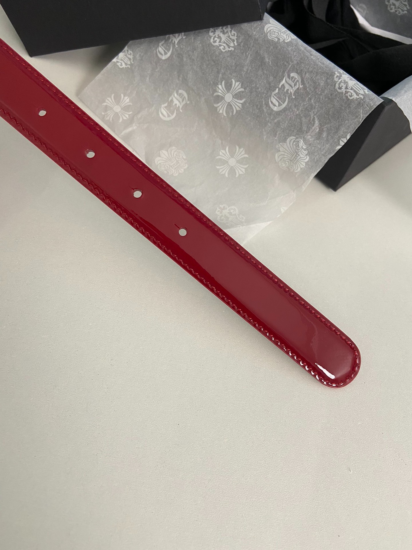 クロムハーツ「Chrome Hearts」 ミニ スターモチーフ デタッチャブルベルト 2.5cm