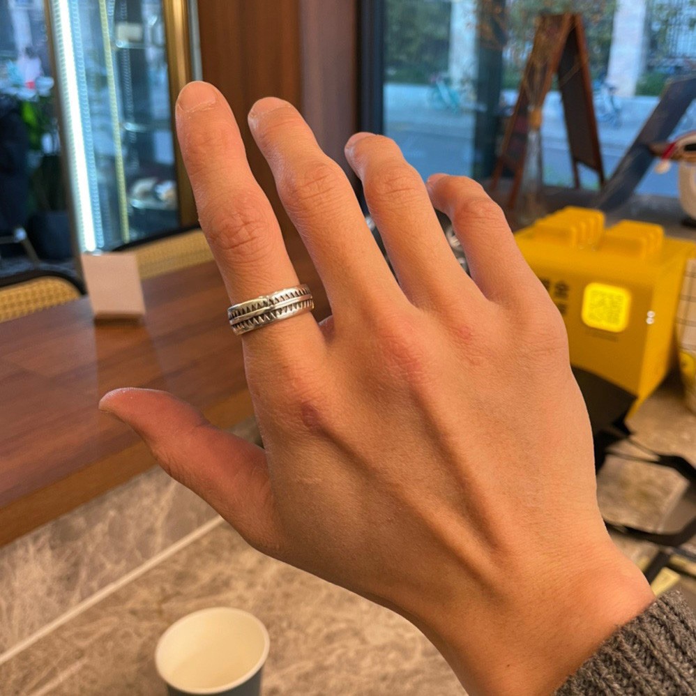 クロムハーツ (Chrome Hearts)クロム ハーツ トーテム ソーサー アンティーク リング サイズ5-11