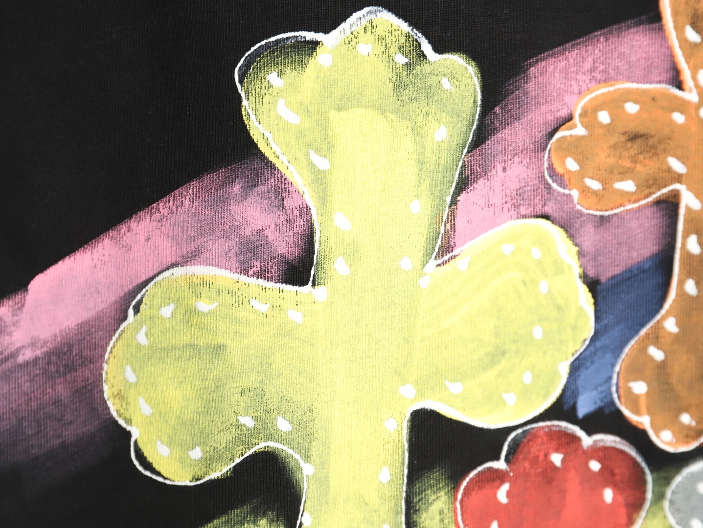 クロムハーツ「Chrome Hearts」レインボークロス オーバーサイズTシャツ