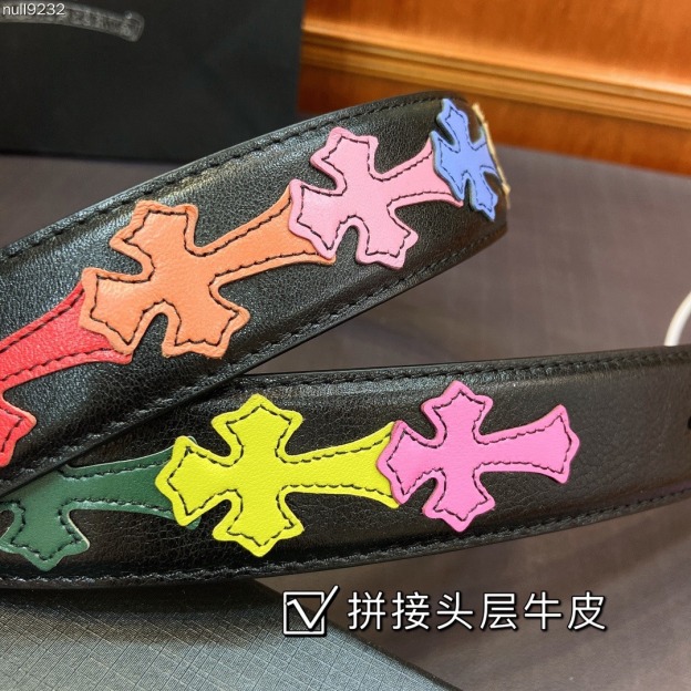 クロムハーツ「Chrome Hearts」デタッチャブル クロスフラワー ベルト