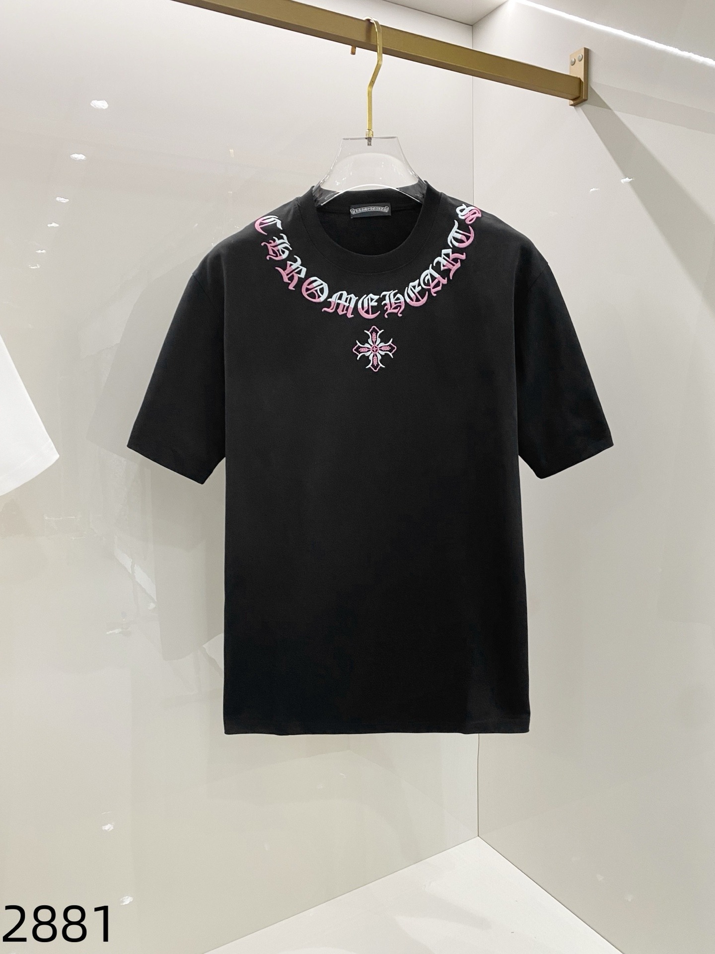 クロムハーツ「Chrome Hearts」シグネチャーロゴ プリントTシャツ