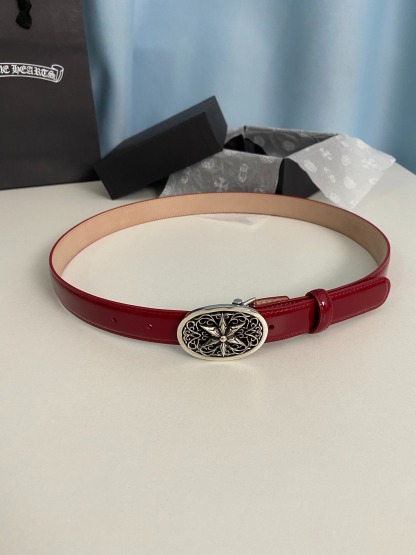 クロムハーツ「Chrome Hearts」 ミニ スターモチーフ デタッチャブルベルト 2.5cm